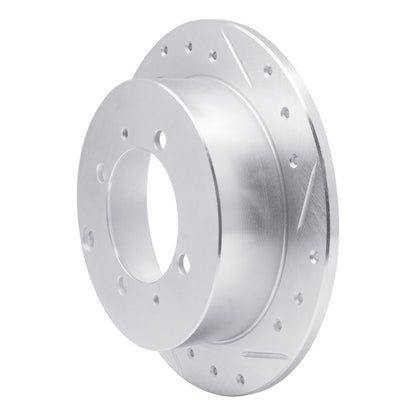 R1 Concepts R1 92-04 Dodge COLT Rear Right Drilled & Slotted Silver Brake Rotor