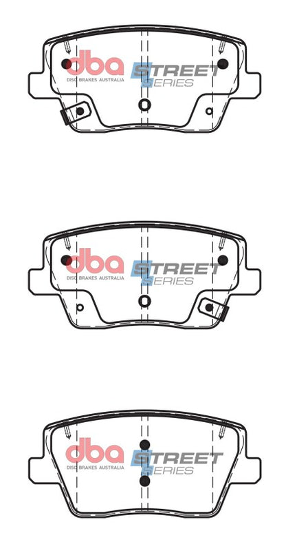 DBA 22-23 Hyundai Veloster (300mm Rear Rotor) Street Series Rear Brake Pads