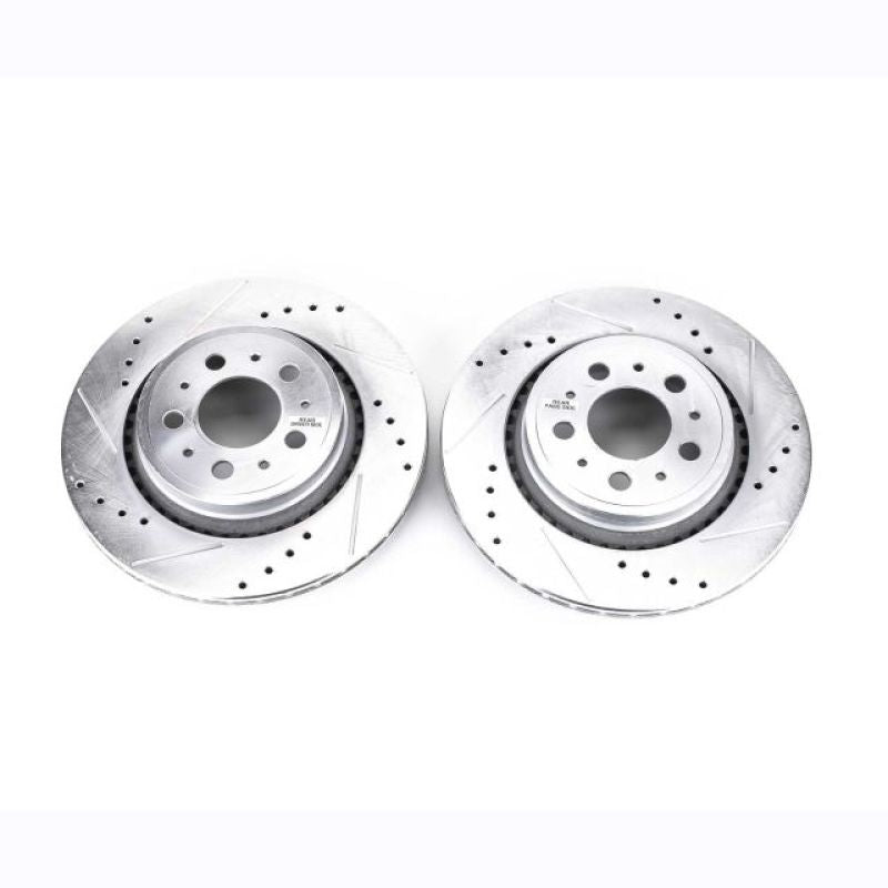 PowerStop Power Stop 03-14 Volvo XC90 Rear Evolution Drilled & Slotted Rotors - Pair