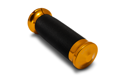 Performance Machine 24-25 Touring, 2025 Softail TBW Contour Handle Grip Set - Gold