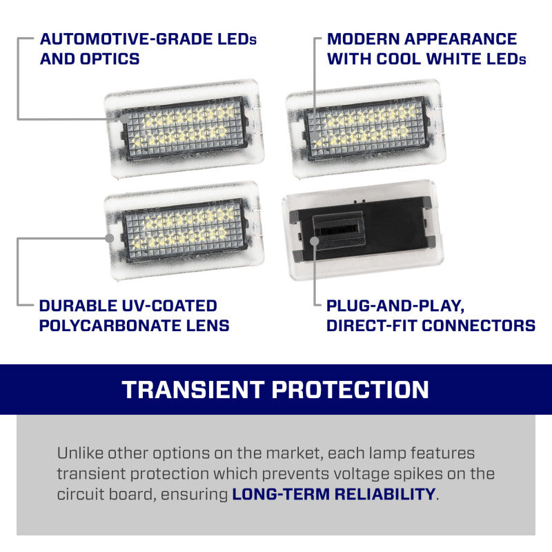 Form Lighting 2012 Tesla LED Door Lights (set)