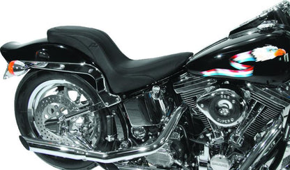 Mustang Motorcycle Mustang 84-99 Harley Standard Rear Tire DayTripper 1PC Seat - Black
