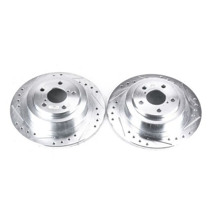 PowerStop Power Stop 03-06 Subaru Baja Rear Evolution Drilled & Slotted Rotors - Pair