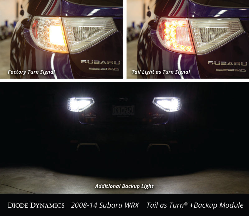 Diode Dynamics 08-14 Subaru WRX/STi Hatchback Tail as Turn +Backup Module (USDM) Stage 2