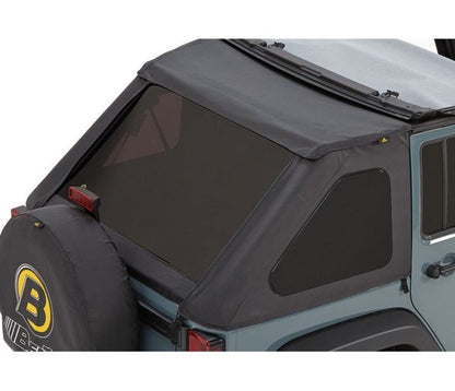 Bestop 07-18 Jeep Wrangler JK 4-Door Window Set (Black Diamond)