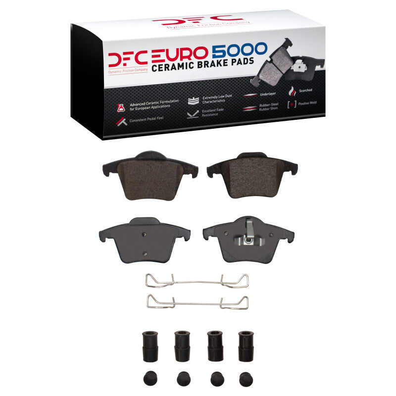 DFC 03-14 Volvo XC90 Rear Euro 5000 Ceramic Brake Pads and Hardware Kit