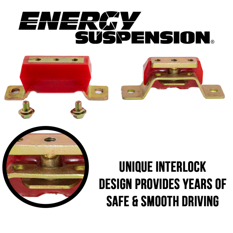 Energy Suspension Ford Trans Mount 2.375 CTR - Red