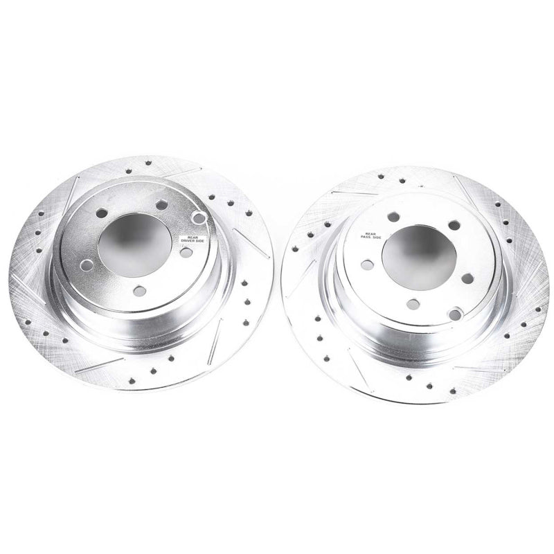 PowerStop Power Stop 11-14 Chrysler 200 Rear Evolution Drilled & Slotted Rotors - Pair