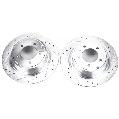 PowerStop Power Stop 11-14 Chrysler 200 Rear Evolution Drilled & Slotted Rotors - Pair