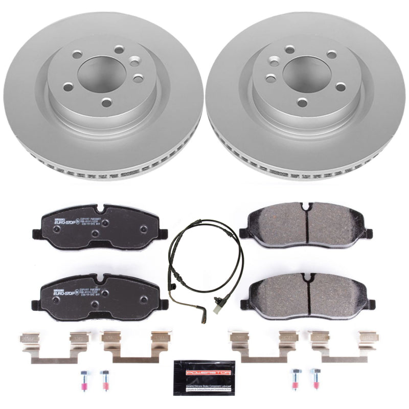 PowerStop Power Stop 06-09 Land Rover Range Rover Sport Front Euro-Stop Brake Kit