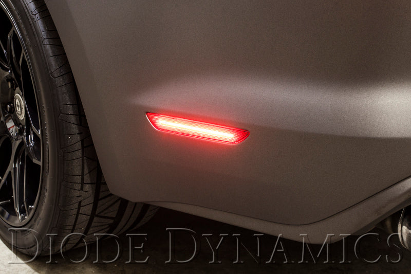 Diode Dynamics 15-21 Ford Mustang LED Sidemarkers - Red (set)