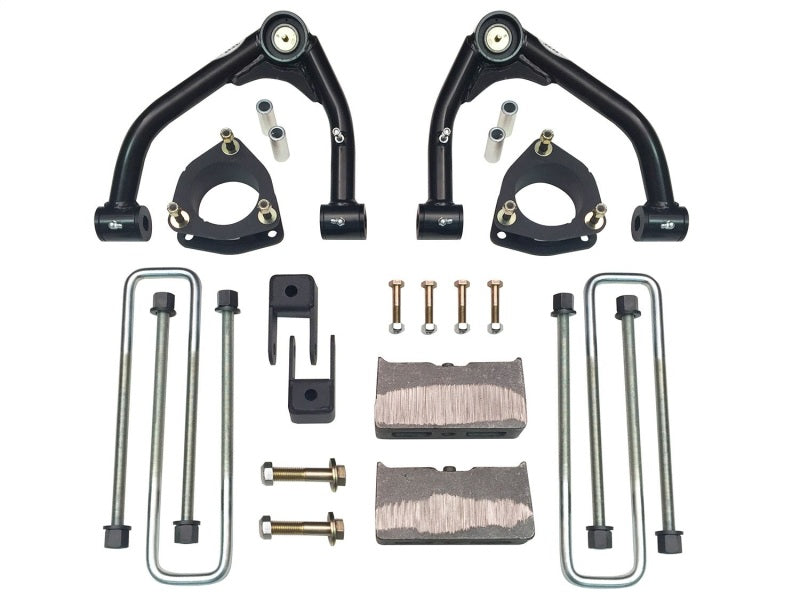 Tuff Country 07-18 Silverado 1500 2wd 4in Lift Kt (Alum/Stmpd 2 Pc Stl Up Cntrl Arm SX8000 Shocks)