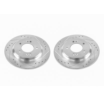PowerStop Power Stop 2017 Hyundai Azera Rear Evolution Drilled & Slotted Rotors - Pair