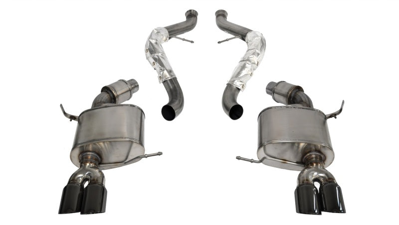 CORSA Performance Corsa 2008-2012 BMW M3 Convertible E93 Black Sport Cat-Back Exhaust