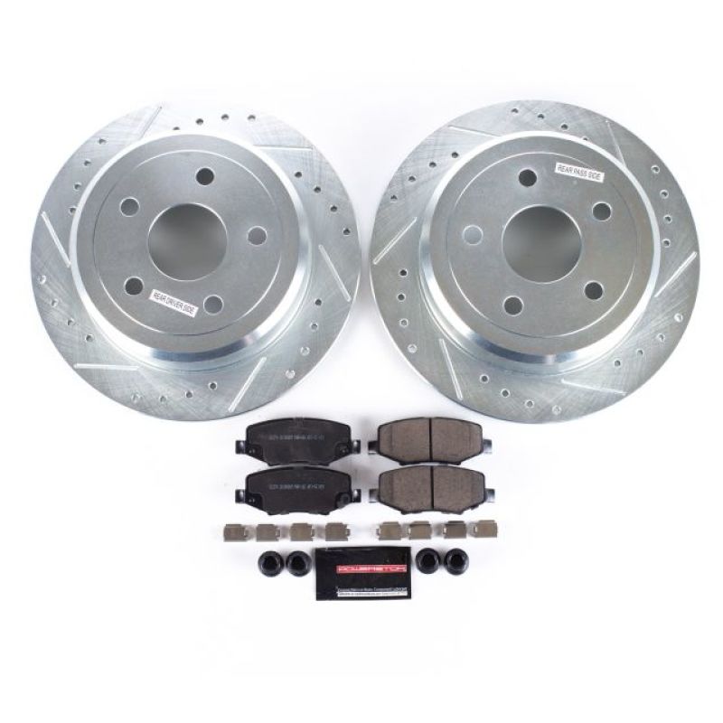 PowerStop Power Stop 07-17 Jeep Wrangler Rear Z23 Evolution Sport Brake Kit