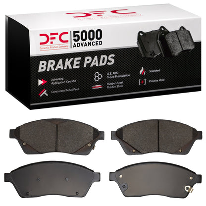 DFC 10-16 Cadillac SRX Front 5000 Advanced Low Metallic Brake Pads