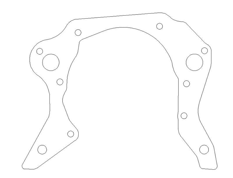Cometic Gasket Cometic Ford Windsor .020in Rubber Coated Steel Timing Cover Gasket - SVO