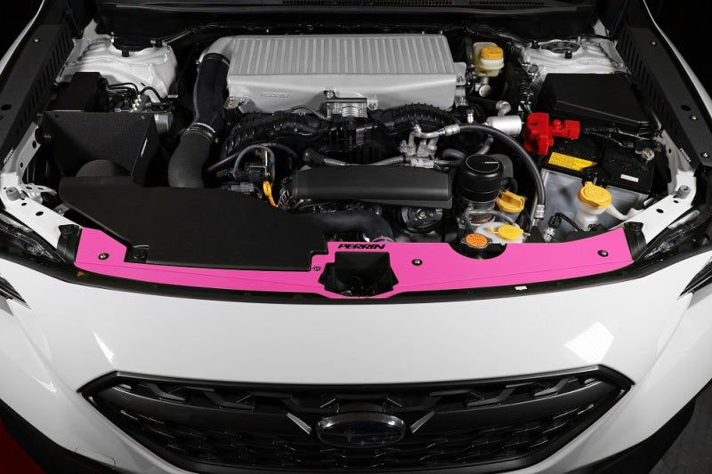 Perrin Performance PERRIN 22-26 Subaru WRX Radiator Shroud - Hyper Pink