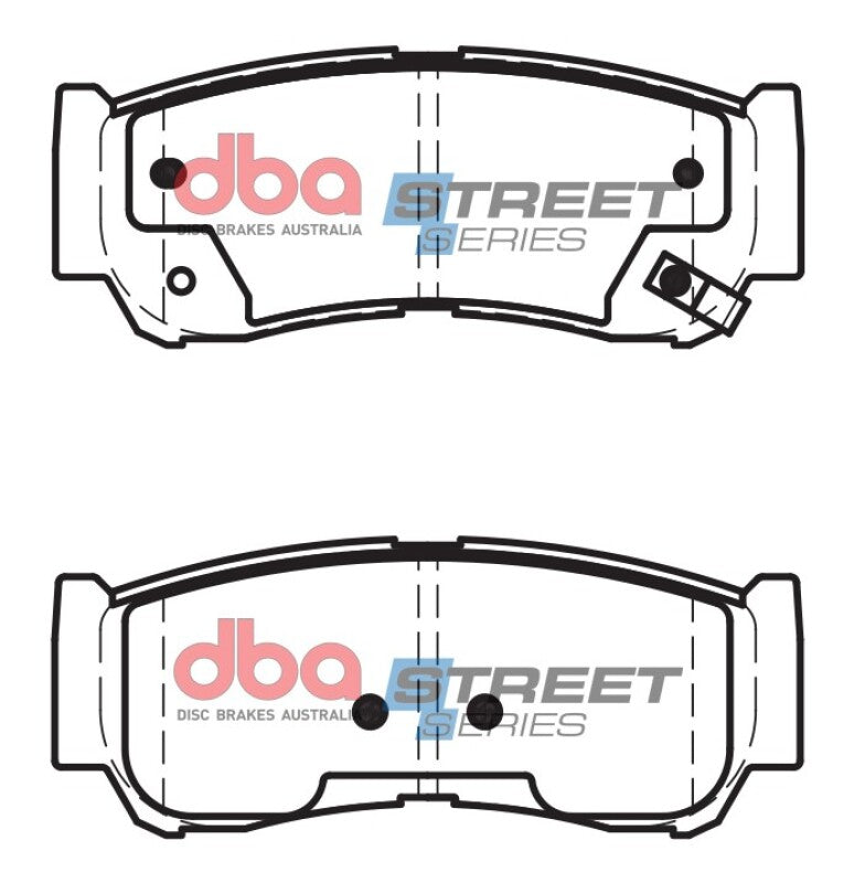 DBA 07-09 Hyundai Santa Fe Rear Street Series Brake Pads