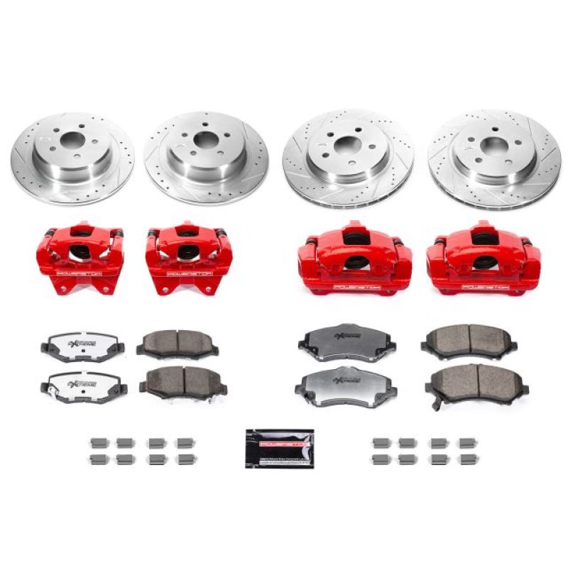 PowerStop Power Stop 07-17 Jeep Wrangler Front & Rear Big Brake Conversion Kit