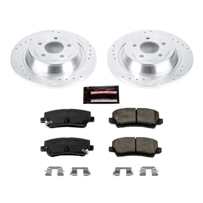 PowerStop Power Stop 15-19 Ford Mustang Rear Z23 Evolution Sport Brake Kit