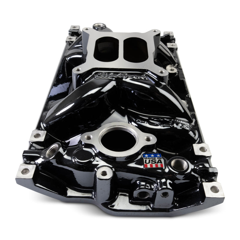 Edelbrock Chevy Vortec SB Performance EPS Manifold - Black Plasma Finish
