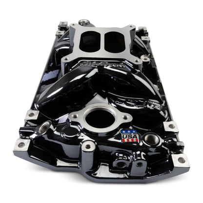 Edelbrock Chevy Vortec SB Performance EPS Manifold - Black Plasma Finish