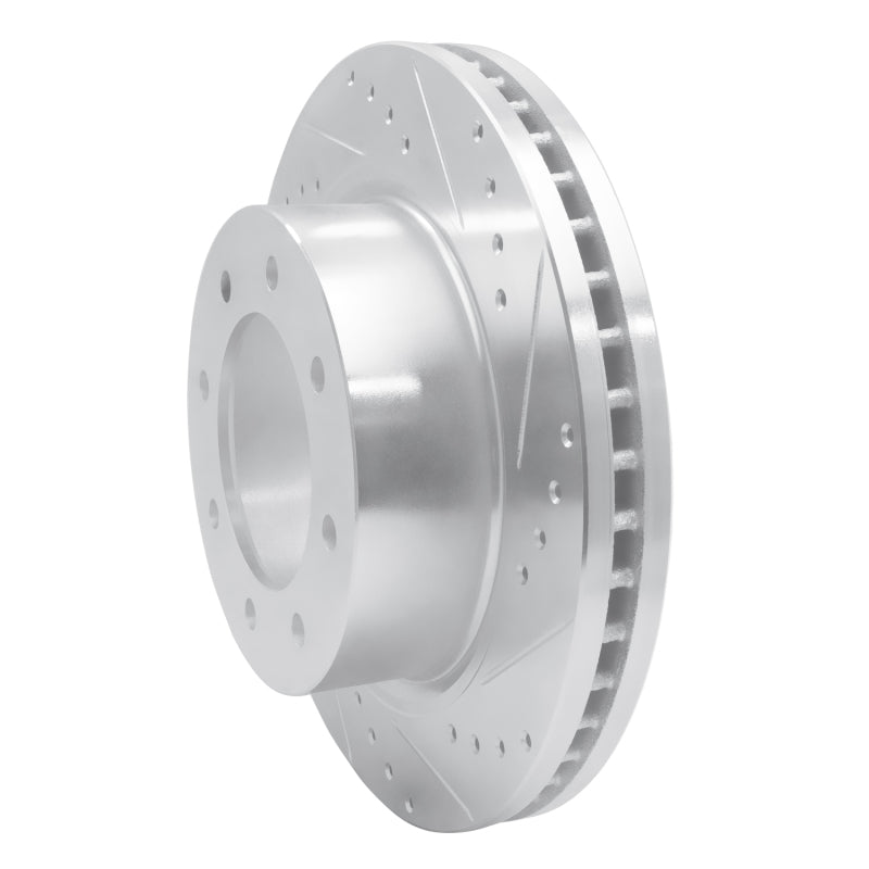 R1 Concepts R1 12-21 Nissan NV1500 Front Right Drilled & Slotted Silver Brake Rotor