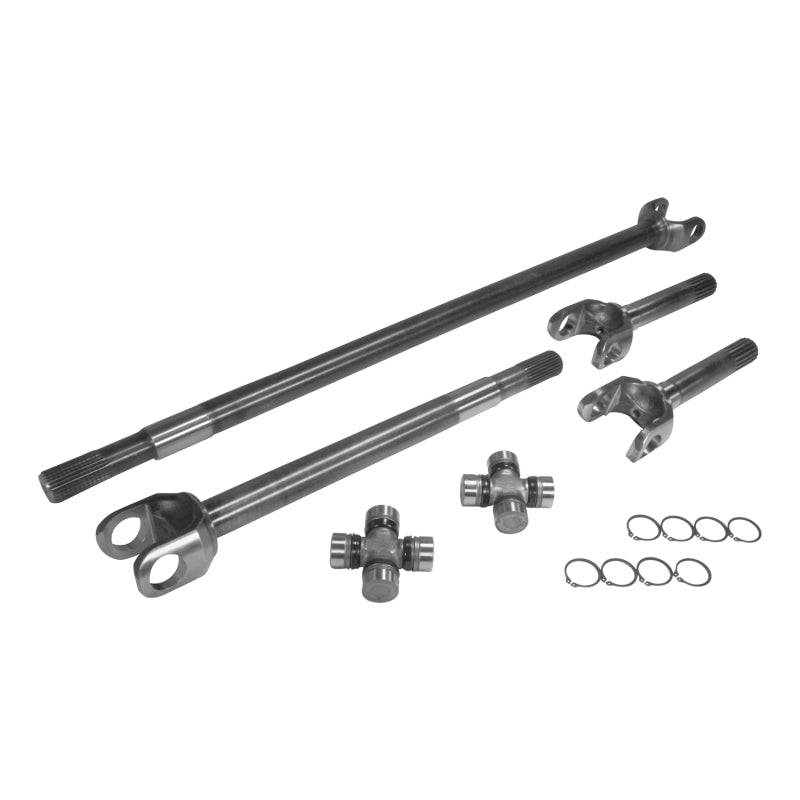 Yukon Gear & Axle Yukon Gear Front 4340 Chrome-Moly Replacement Axle Kit For 79-87 GM 8.5in 1/2 Ton Truck and Blazer