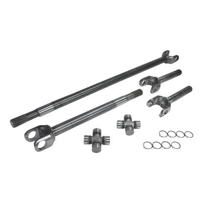 Yukon Gear & Axle Yukon Gear Front 4340 Chrome-Moly Replacement Axle Kit For 79-87 GM 8.5in 1/2 Ton Truck and Blazer