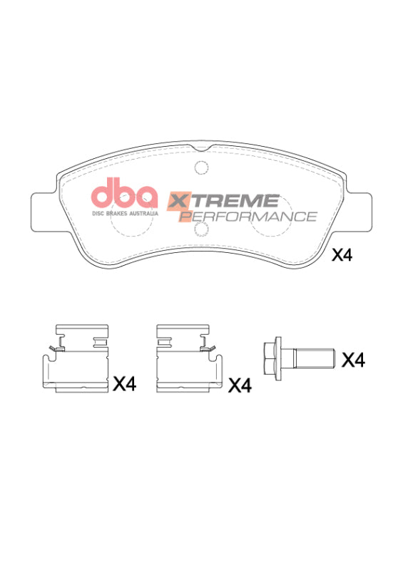DBA 07-16 Mini Cooper (R56/R58) XP Performance Rear Brake Pads