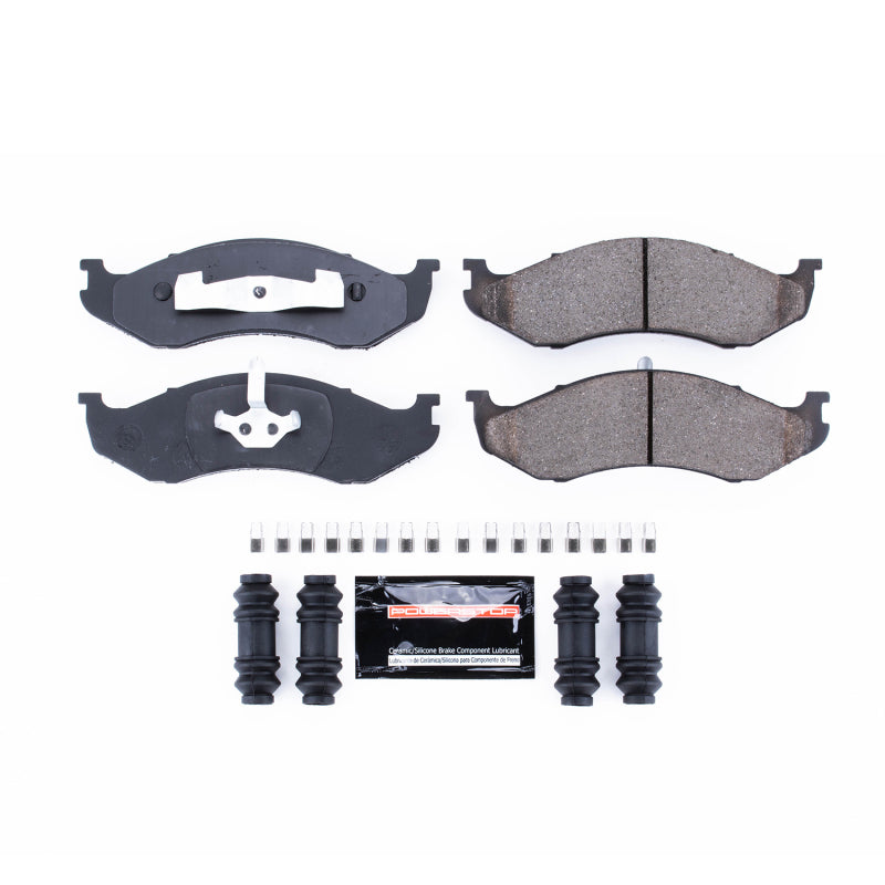 PowerStop Power Stop 90-01 Jeep Cherokee Front Z23 Evolution Sport Brake Pads w/Hardware