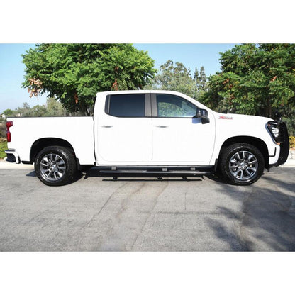 Westin 2019-2026 Chevy Silverado/Sierra 1500 Crew Cab Non LD PRO TRAXX 4 Oval Nerf Step Bars - Black