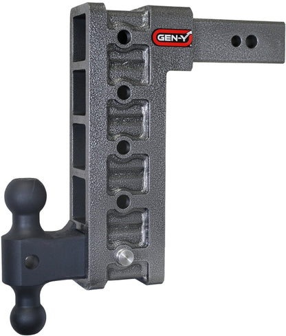 GEN-Y Hitch Gen-Y Mega Duty 2.5in Shank 12in Drop 3.5K TW 32K Hitch w/GH-0161 Dual-Ball