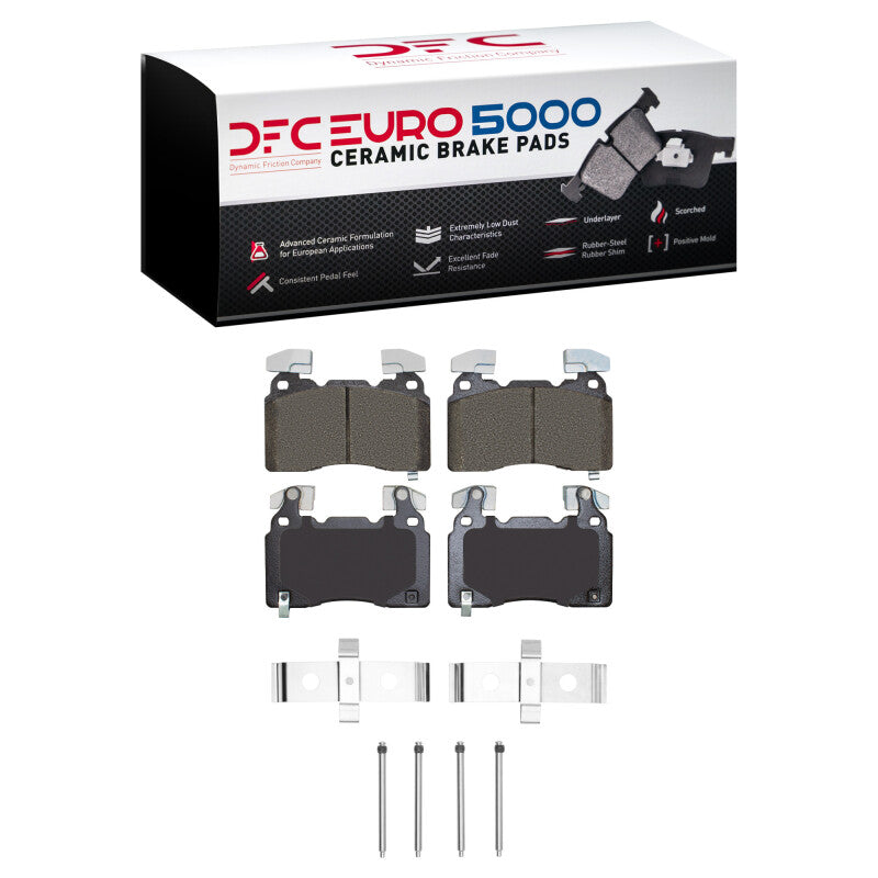 DFC 12-17 Chevrolet SS Front Euro 5000 Ceramic Brake Pads and Hardware Kit