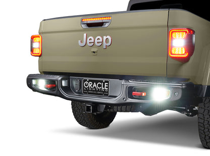 ORACLE Lighting Oracle Rear Bumper LED Reverse Lights for Jeep Gladiator JT - 6000K