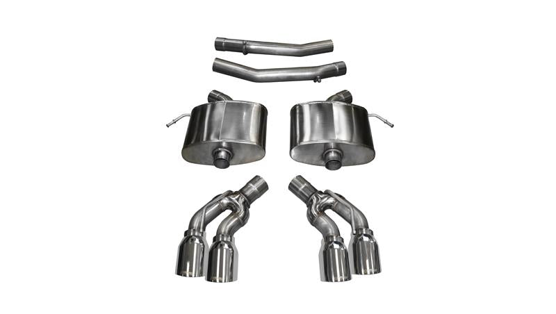 CORSA Performance Corsa 2016-2019 Cadillac CTS V Sedan 6.2L V8 2.75in Polished Sport Axle-Back Exhaust