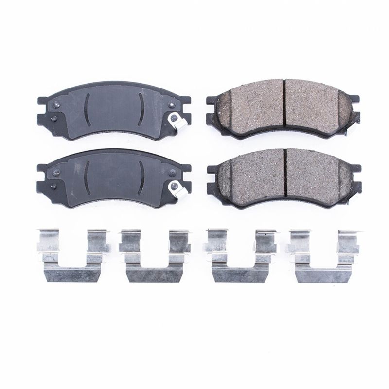 PowerStop Power Stop 91-92 Saturn SC Front Z17 Evolution Ceramic Brake Pads w/Hardware