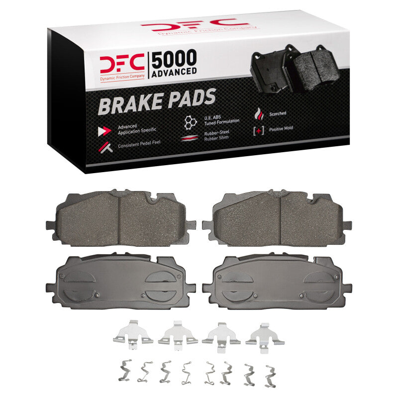 DFC 17-17 Audi Q7 Front 5000 Advanced Ceramic Brake Pads and Hardware Kit