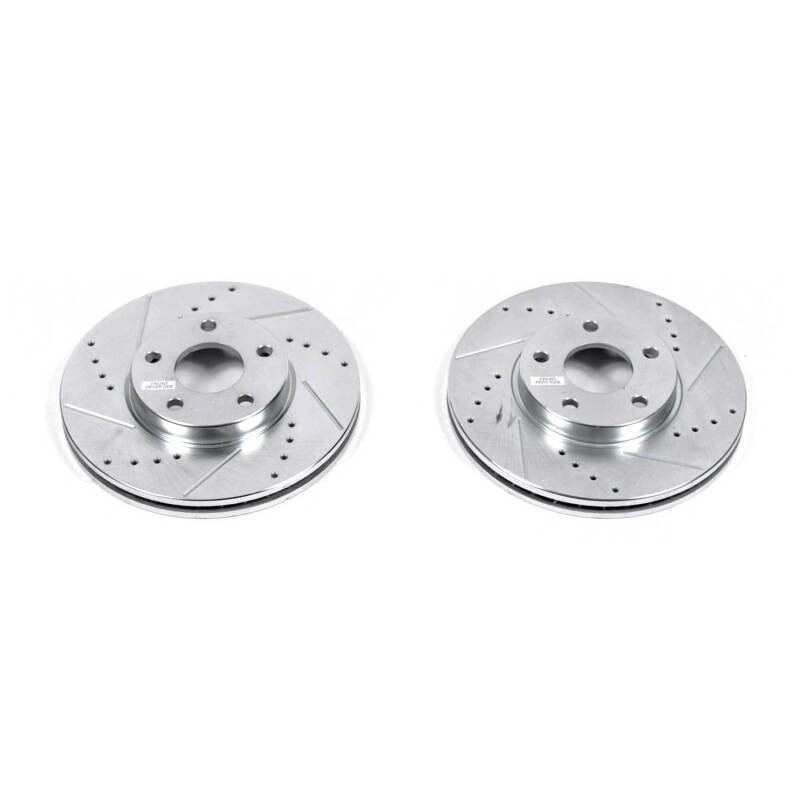 PowerStop Power Stop 10-13 Ford Transit Connect Front Evolution Drilled & Slotted Rotors - Pair