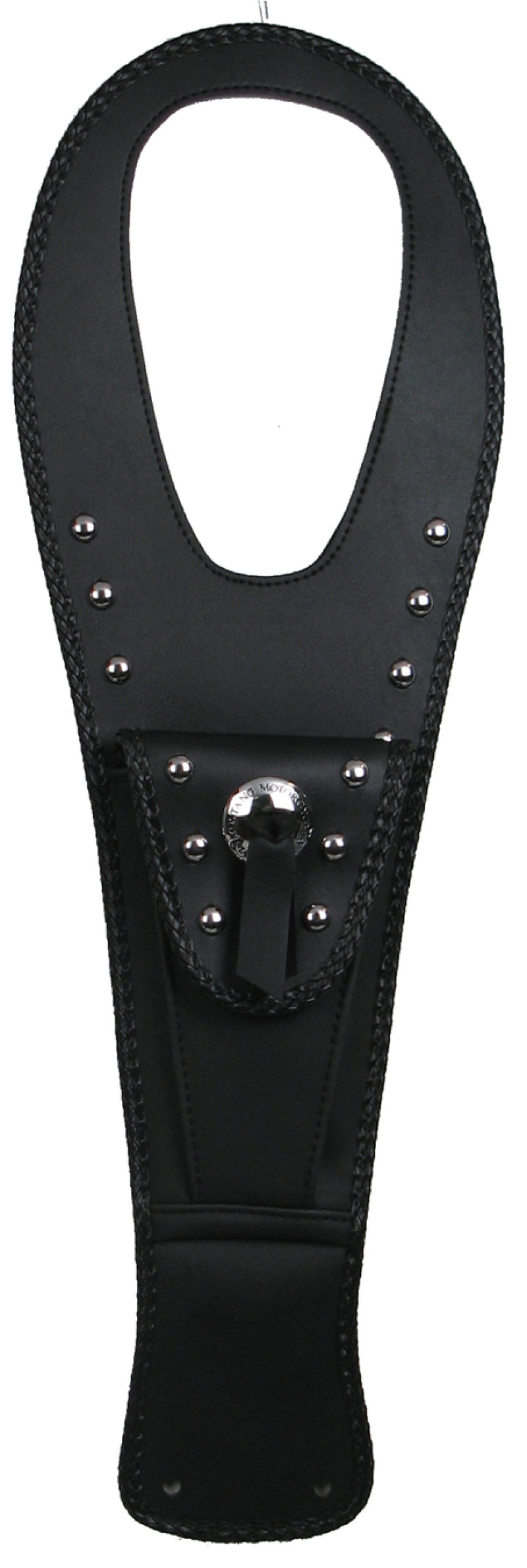 Mustang Motorcycle Mustang Kawasaki VN900 Cruiser Tank Bib w/Studs - Black