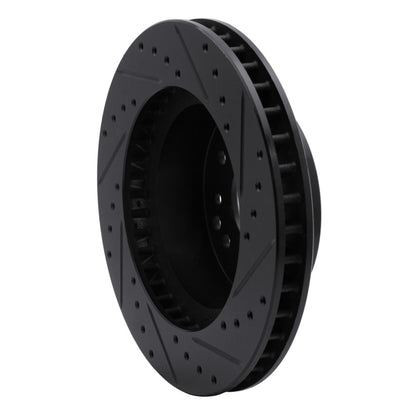R1 Concepts R1 63-82 Chevrolet Corvette Front/Rear Left Drilled & Slotted Black Brake Rotor