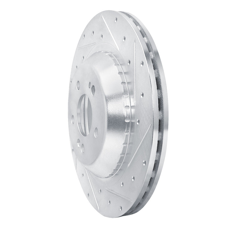 R1 Concepts R1 14-21 Mercedes-Benz S400 (Canada & Mexico) Rear Right Drilled & Slotted Silver Brake Rotor