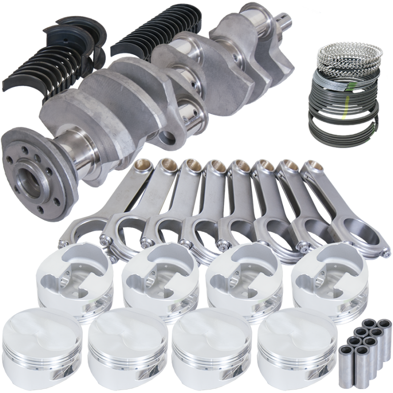 Eagle Chevy 400 3.875in Crank 6.000in H-Beam Stroker Rods -10.8cc 4.185in Pistons Rotating Assembly