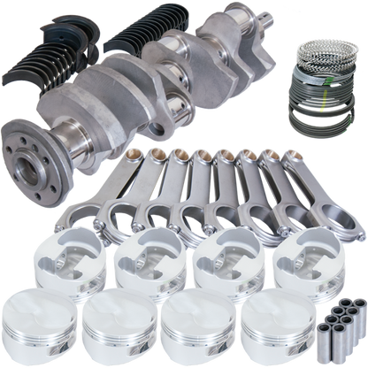 Eagle Chevy 400 3.875in Crank 6.000in H-Beam Stroker Rods -10.8cc 4.185in Pistons Rotating Assembly
