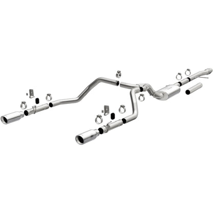 MagnaFlow 2019 Chevy Silverado 1500 V8 5.3L/V6 4.3 Street Series Dual Exit Exhaust w/ Polished Tips