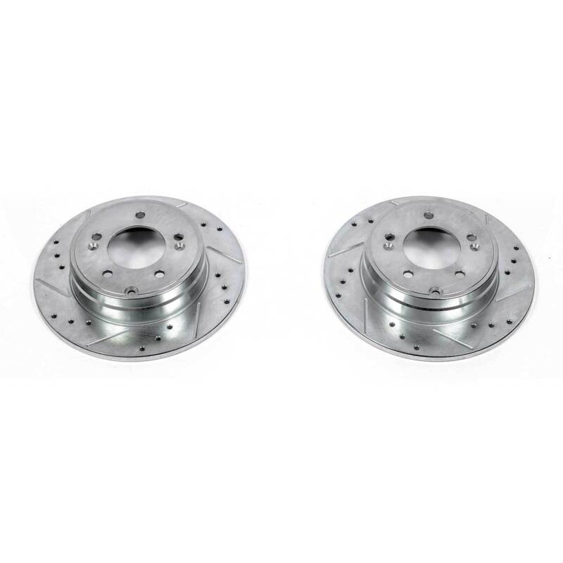 PowerStop Power Stop 09-17 Hyundai Azera Rear Evolution Drilled & Slotted Rotors - Pair