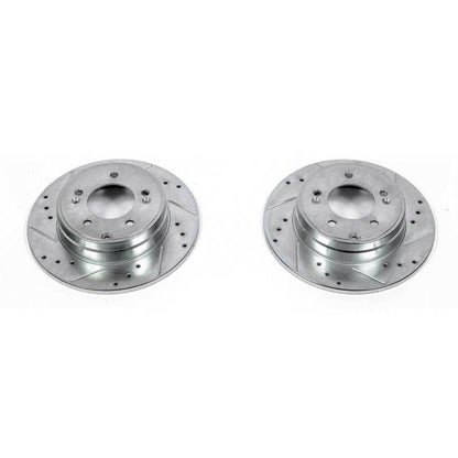 PowerStop Power Stop 09-17 Hyundai Azera Rear Evolution Drilled & Slotted Rotors - Pair