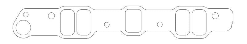 Cometic Gasket Cometic Pontiac V8 .060in Fiber Intake Manifold Gasket Set - 1.141in x 2.063in Rectangle Port