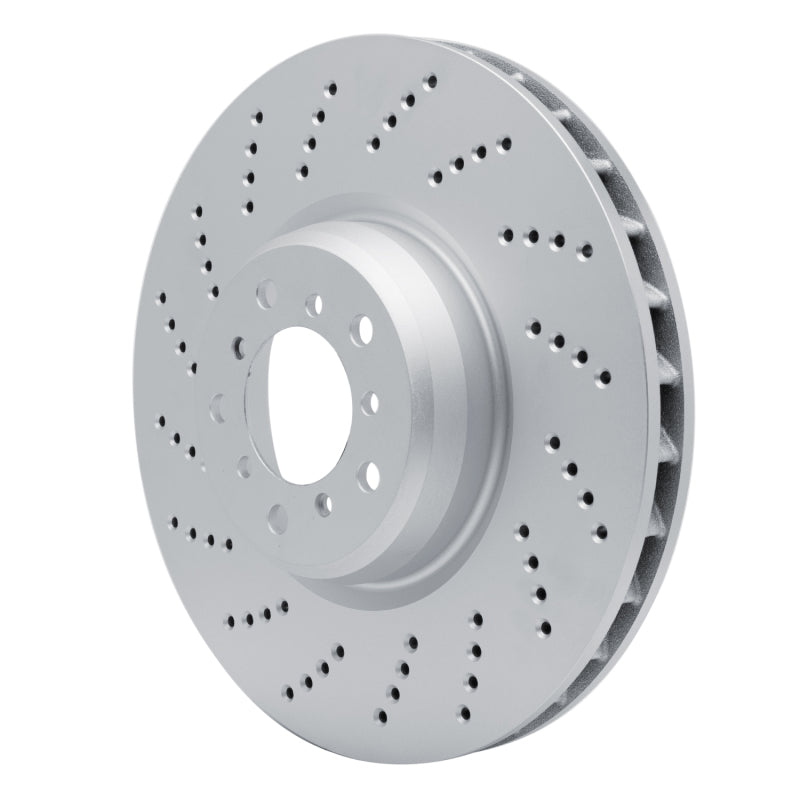 DFC 06-10 BMW M6 Left Front Drilled GeoSPEC Coated Rotor